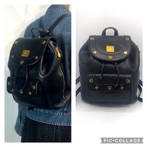 Authentic MCM Pebbled Leather Vintage Backpack❤️